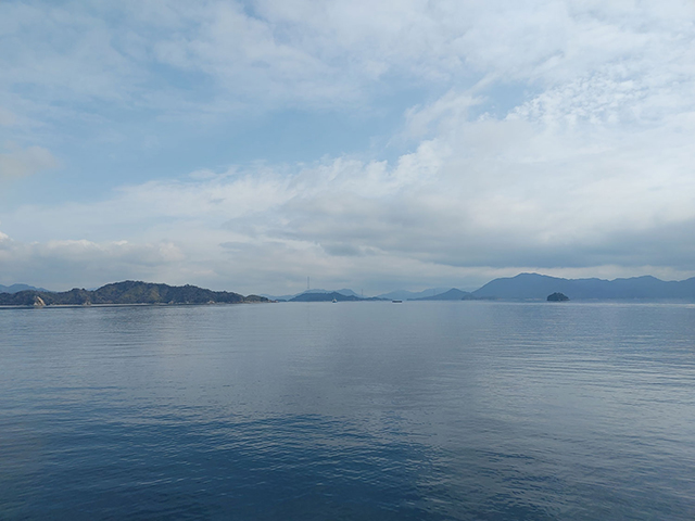 瀬戸内海　大崎上島の佐古岡農園